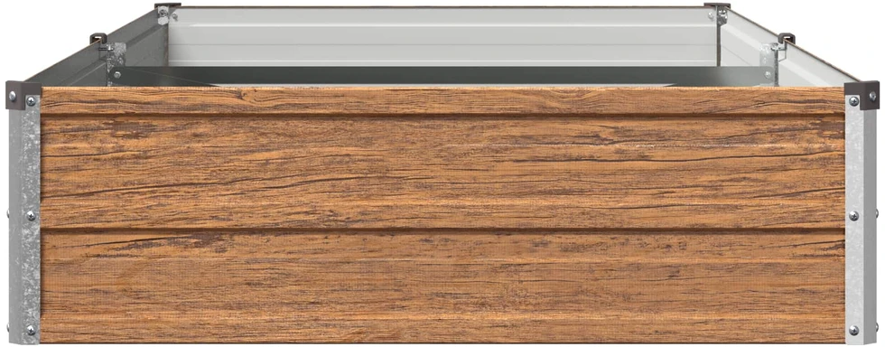 Pakelta sodo lova Medžio rudas 160 x 80 x 24 cm