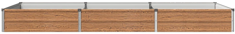 Pakelta sodo lova Medžio rudas 240 x 80 x 24 cm
