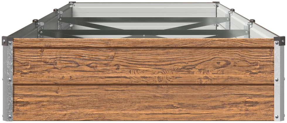 Pakelta sodo lova Medžio rudas 240 x 80 x 24 cm