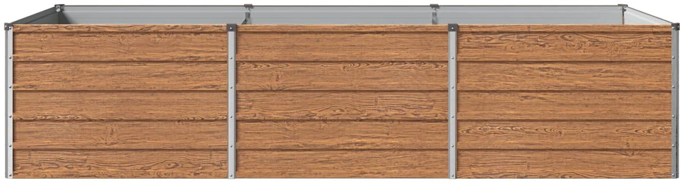 Pakelta sodo lova Medžio rudas 240 x 80 x 55 cm