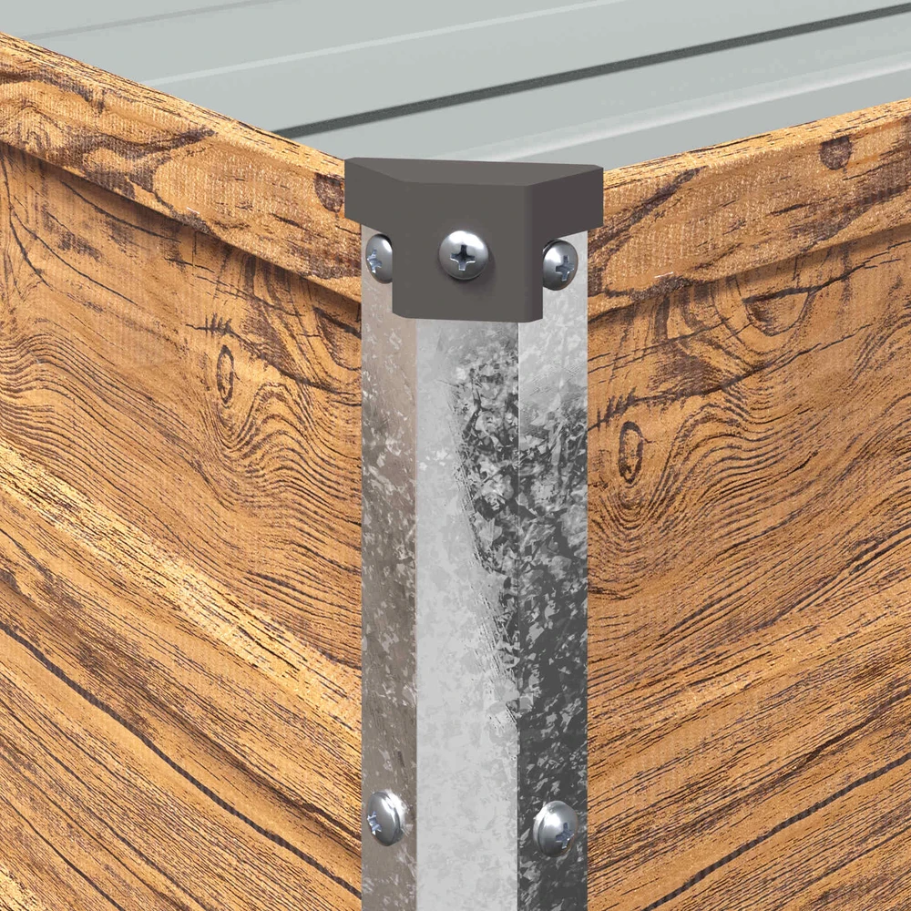 Pakelta sodo lova Medžio rudas 400 x 80 x 24 cm
