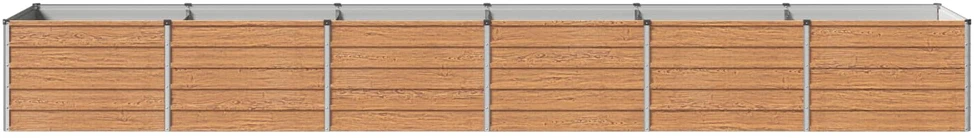 Pakelta sodo lova Medžio rudas 480 x 80 x 55 cm