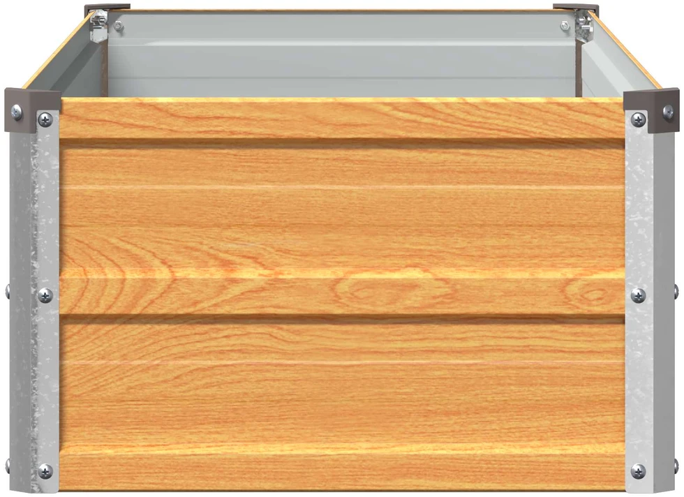 Pakelta sodo lova Natūrali 100 x 40 x 24 cm