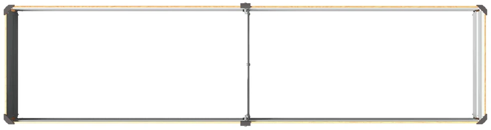 Pakelta sodo lova Natūrali 160 x 40 x 24 cm