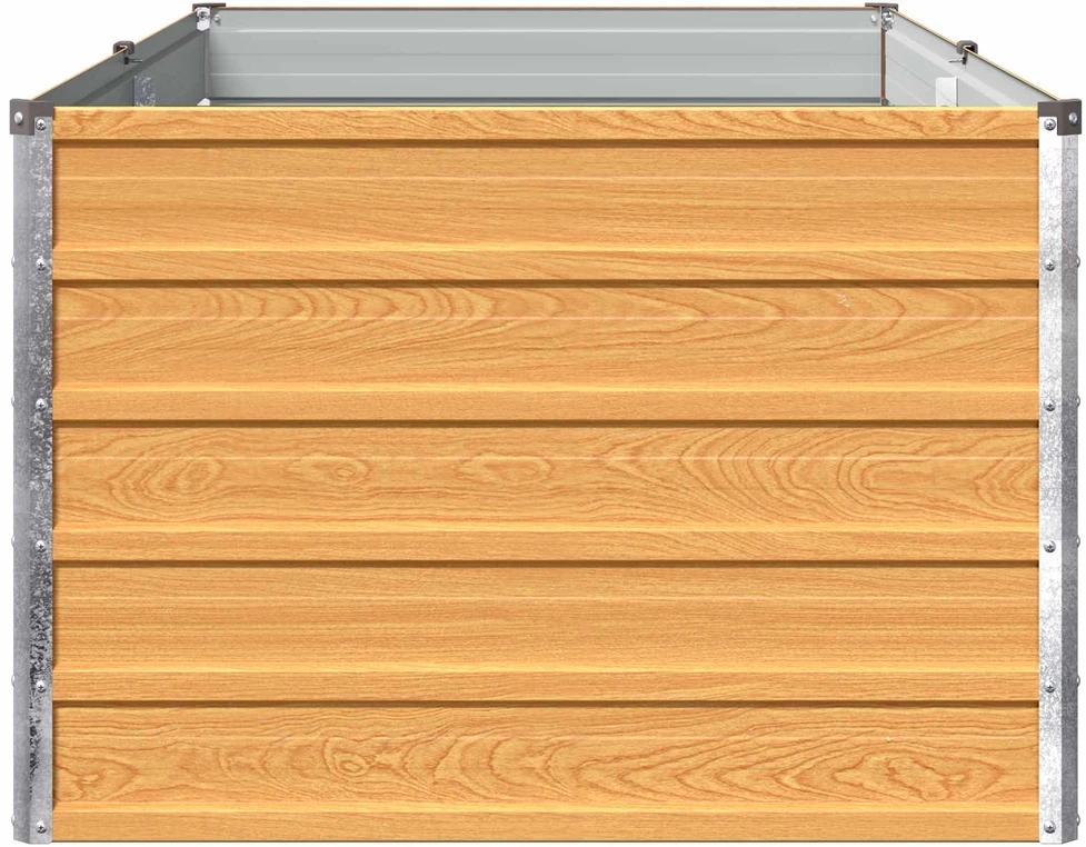 Pakelta sodo lova Natūrali 160 x 80 x 55 cm