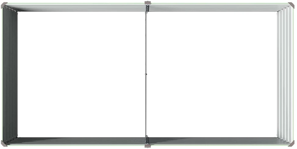 Pakelta sodo lova Pastelinė žalia 160 x 80 x 55 cm