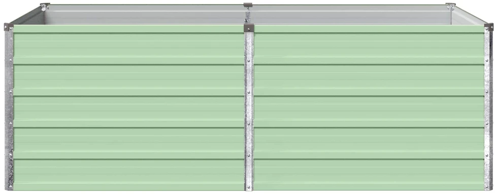 Pakelta sodo lova Pastelinė žalia 160 x 80 x 55 cm