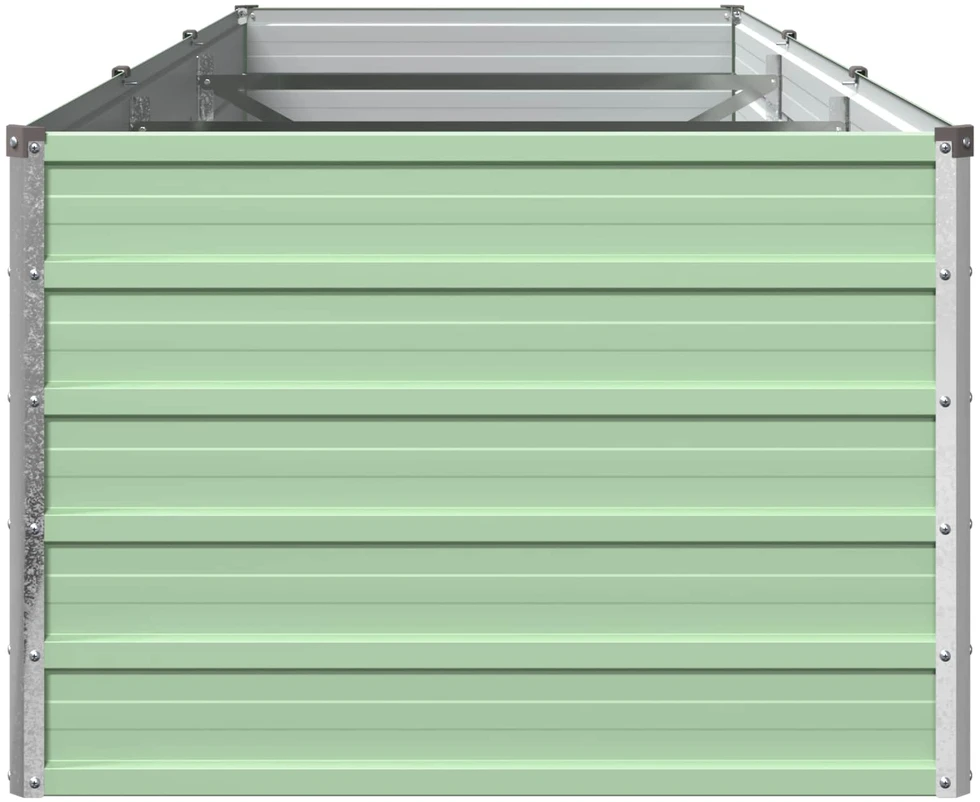 Pakelta sodo lova Pastelinė žalia 240 x 80 x 55 cm