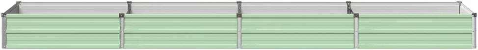 Pakelta sodo lova Pastelinė žalia 320 x 80 x 24 cm