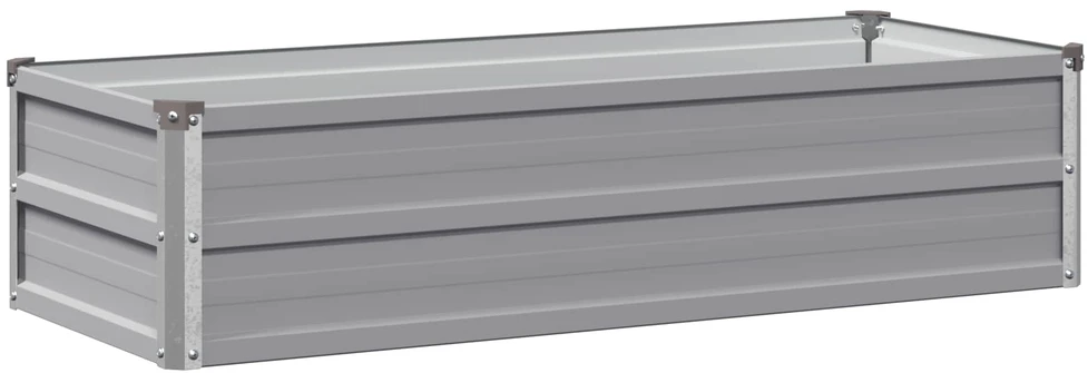 Pakelta sodo lova Pilka 100 x 40 x 24 cm