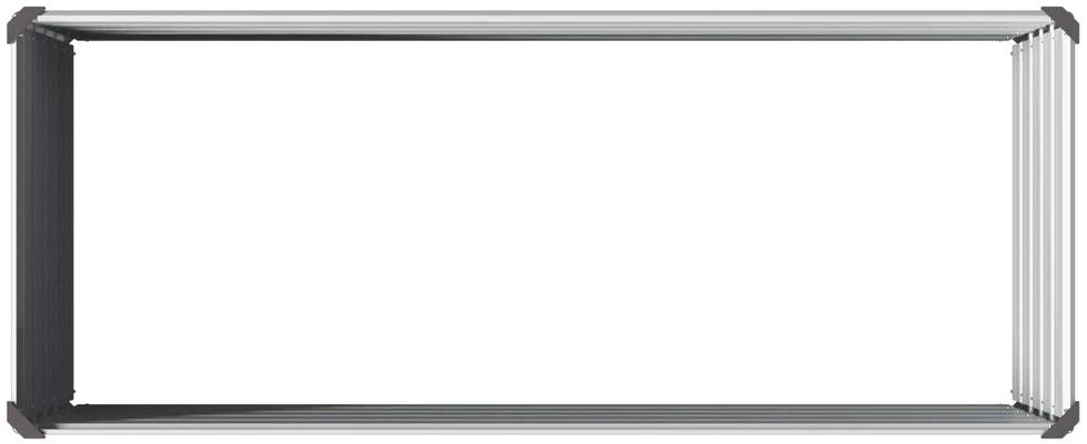 Pakelta sodo lova Pilka 100 x 40 x 55 cm Galvanizuotas plienas