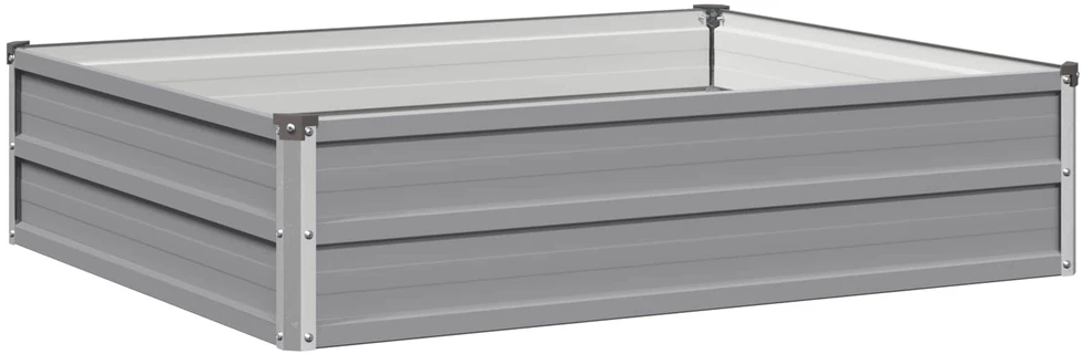Pakelta sodo lova Pilka 100 x 80 x 24 cm