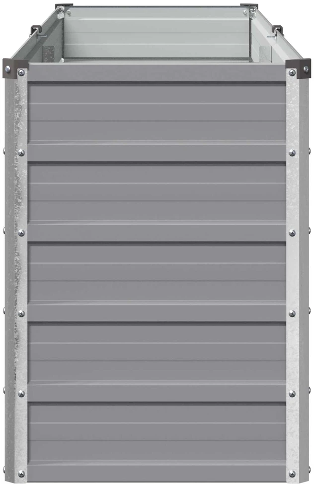 Pakelta sodo lova Pilka 160 x 40 x 55 cm