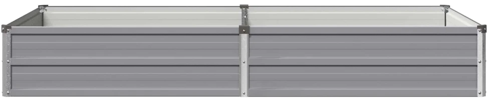 Pakelta sodo lova Pilka 160 x 80 x 24 cm