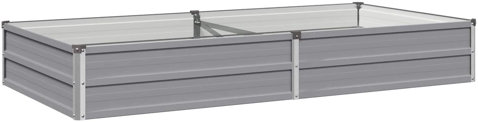 Pakelta sodo lova Pilka 160 x 80 x 24 cm