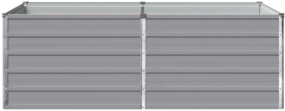 Pakelta sodo lova Pilka 160 x 80 x 55 cm