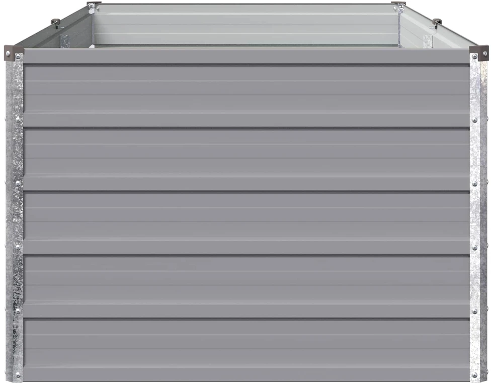 Pakelta sodo lova Pilka 160 x 80 x 55 cm