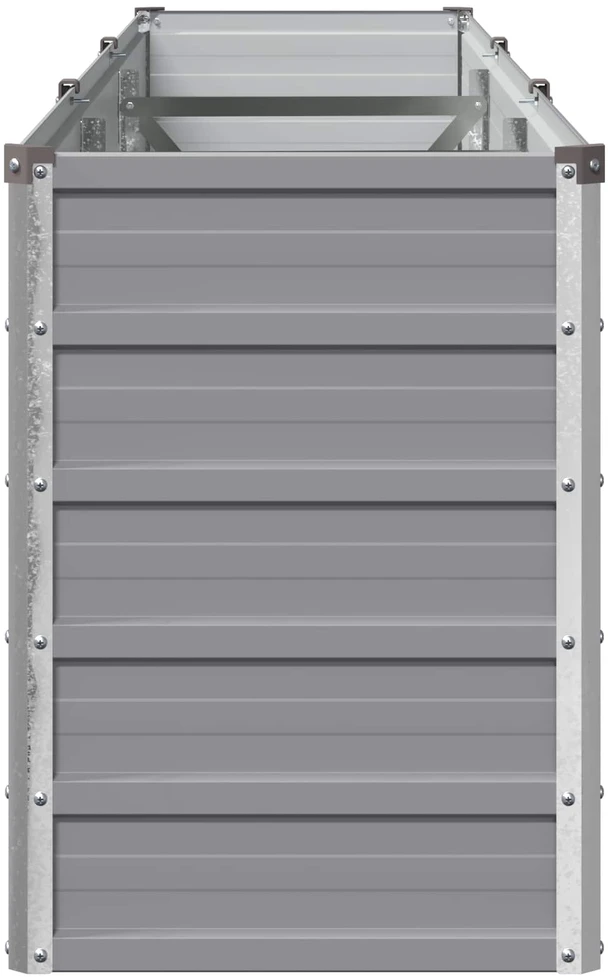 Pakelta sodo lova Pilka 240 x 40 x 55 cm