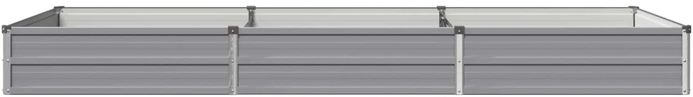 Pakelta sodo lova Pilka 240 x 80 x 24 cm