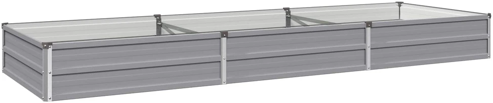 Pakelta sodo lova Pilka 240 x 80 x 24 cm