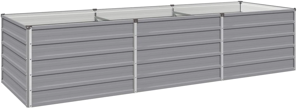 Pakelta sodo lova Pilka 240 x 80 x 55 cm