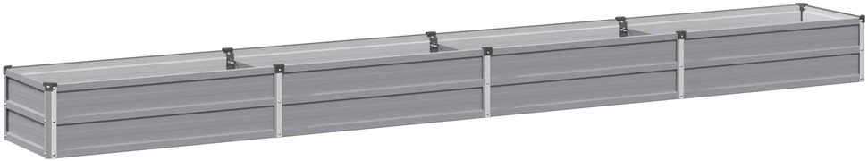 Pakelta sodo lova Pilka 320 x 40 x 24 cm