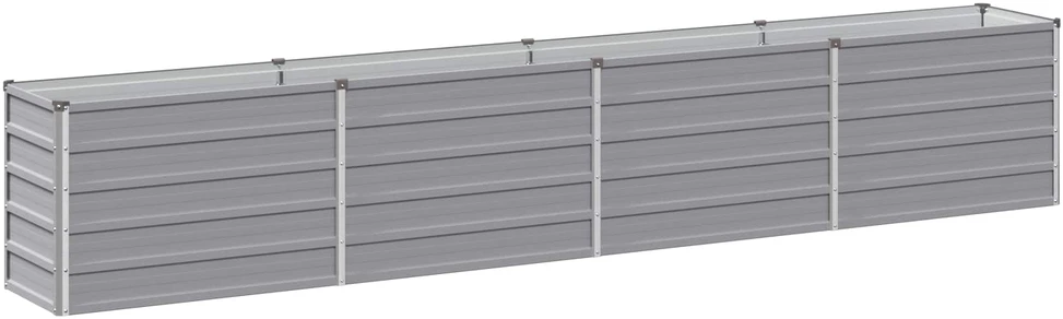 Pakelta sodo lova Pilka 320 x 40 x 55 cm