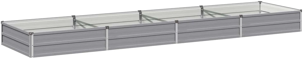 Pakelta sodo lova Pilka 320 x 80 x 24 cm