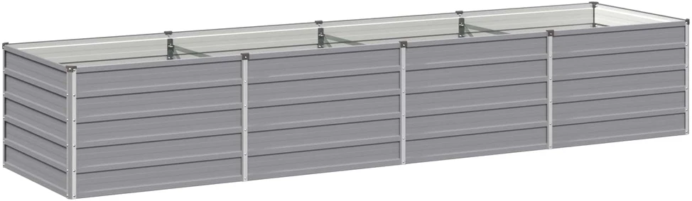 Pakelta sodo lova Pilka 320 x 80 x 55 cm