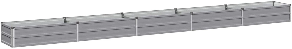 Pakelta sodo lova Pilka 400 x 40 x 24 cm