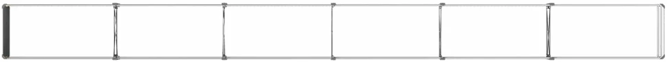 Pakelta sodo lova Pilka 480 x 40 x 24 cm