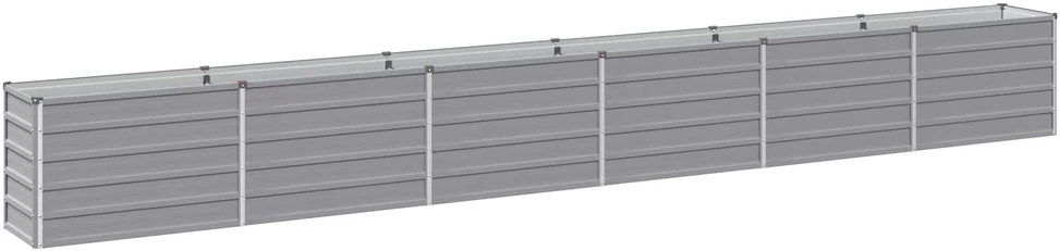 Pakelta sodo lova Pilka 480 x 40 x 55 cm