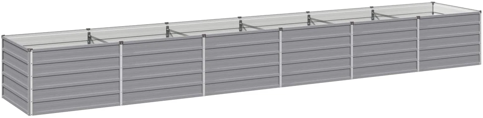 Pakelta sodo lova Pilka 480 x 80 x 55 cm