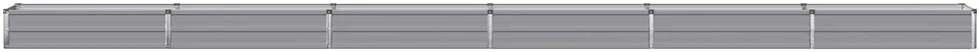 Pakelta sodo lova Pilka 600 x 40 x 24 cm