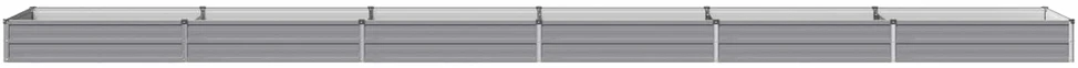 Pakelta sodo lova Pilka 600 x 80 x 24 cm