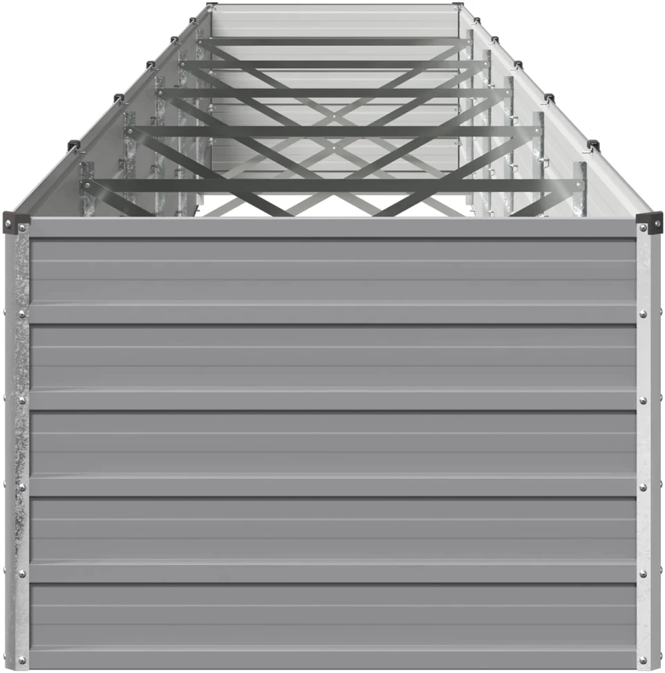 Pakelta sodo lova Pilka 600 x 80 x 55 cm
