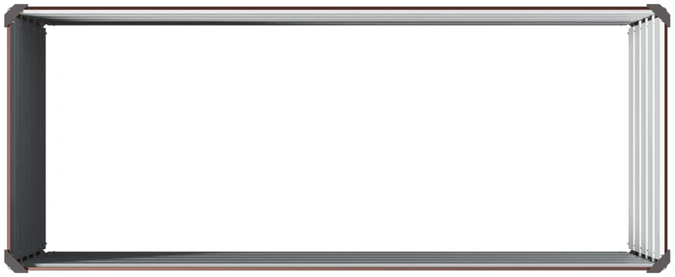 Pakelta sodo lova Ruda 100 x 40 x 55 cm