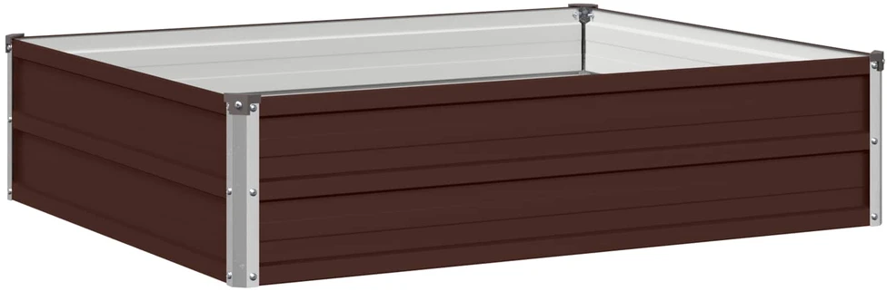 Pakelta sodo lova Ruda 100 x 80 x 24 cm Galvanizuotas plienas