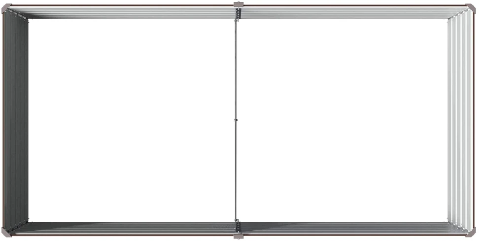 Pakelta sodo lova Ruda 163 x 80 x 55 cm Galvanizuotas plienas