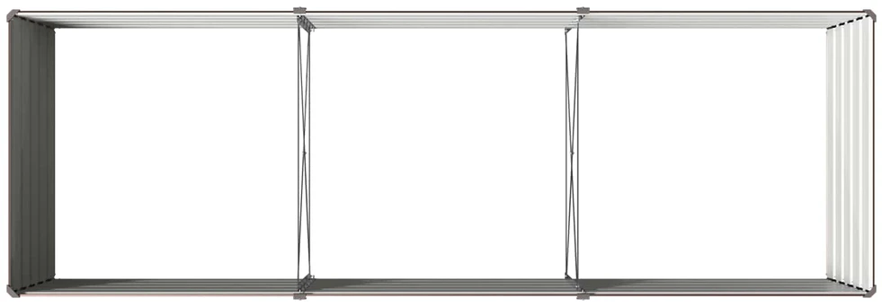 Pakelta sodo lova Ruda 240 x 80 x 55 cm