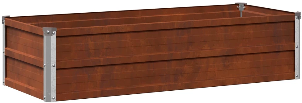 Pakelta sodo lova Rūdijanti 100 x 40 x 24 cm kartonas