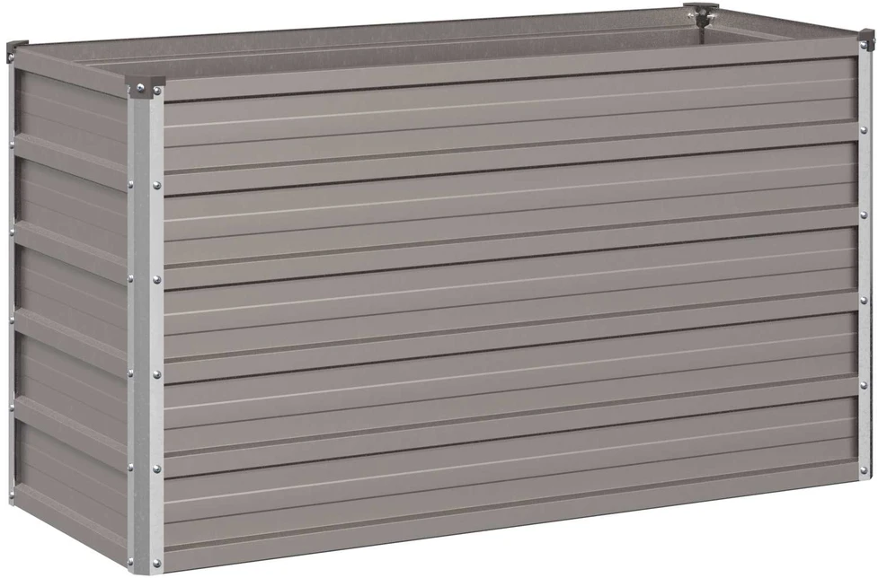 Pakelta sodo lova Rūdijanti 100 x 40 x 55 cm kartonas