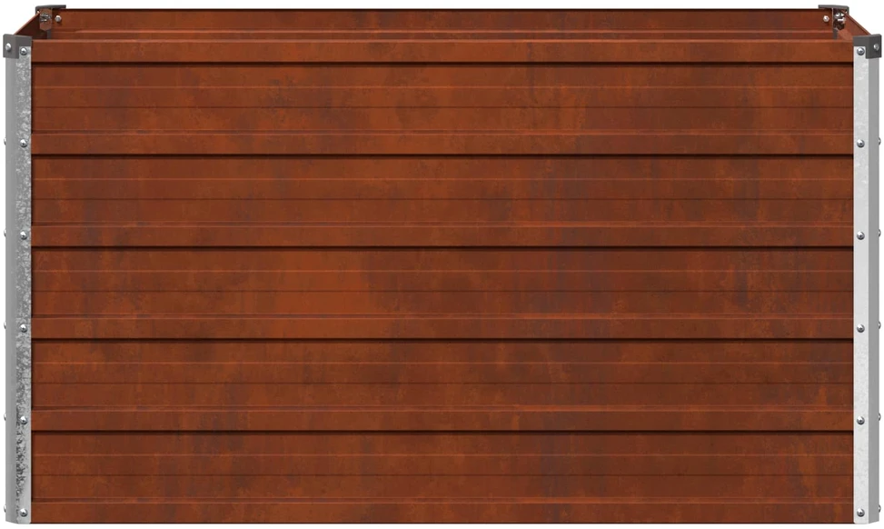 Pakelta sodo lova Rūdijanti 100 x 40 x 55 cm kartonas