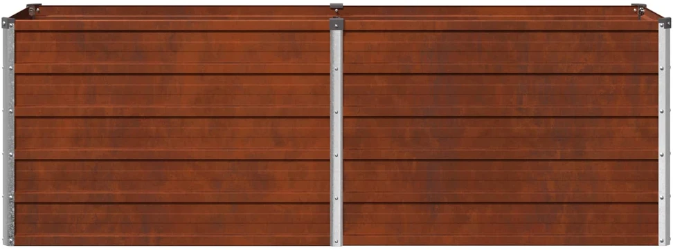 Pakelta sodo lova Rūdijanti 160 x 40 x 55 cm kartonas