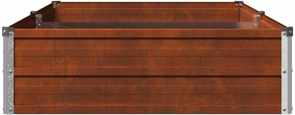 Pakelta sodo lova Rūdijanti 160 x 80 x 24 cm kartonas