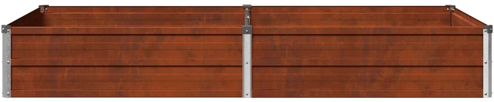 Pakelta sodo lova Rūdijanti 160 x 80 x 24 cm kartonas