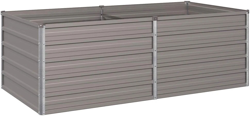 Pakelta sodo lova Rūdijanti 160 x 80 x 55 cm kartonas