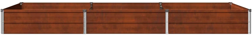 Pakelta sodo lova Rūdijanti 240 x 80 x 24 cm kartonas