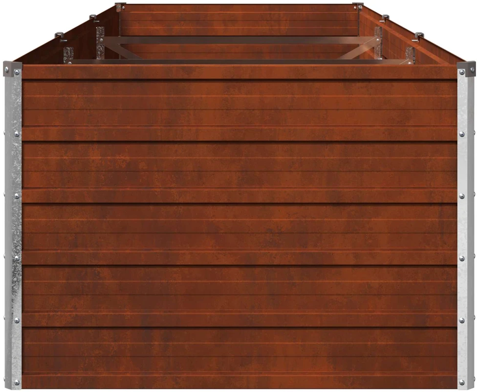 Pakelta sodo lova Rūdijanti 240 x 80 x 55 cm kartonas