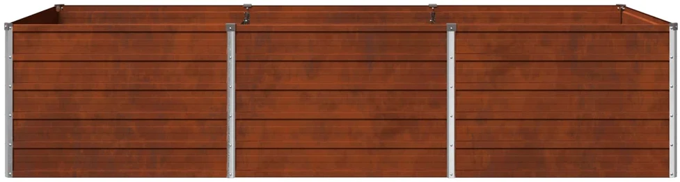 Pakelta sodo lova Rūdijanti 240 x 80 x 55 cm kartonas